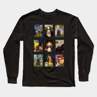 Famous Fine Art Masterpieces Adapted to Include Cocker Spaniels Long Sleeve T-Shirt